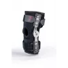 REH Stabilmax O-1241/XXL Offene kurze Kniebandage mit flexiblen Stabilisatoren, perforiertem Neopren, schwarz, Größe XXL