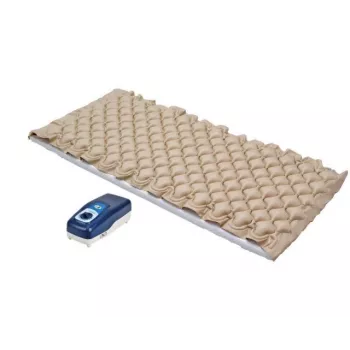 REHA FUND BioFlote™ BF 2000 Wechseldruck-Antidekubitusmatratze, 18 Luftzellen, 140 kg Belastbarkeit, medizinisches PVC