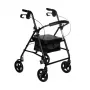 REHA FUND Four-Wheel Rehabilitation Walker RF-610 Black