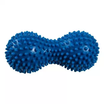 REHA FUND PILO-3018/1 Peanut Rehabilitationsball mit Massagenoppen, Blau, 15x7 cm