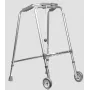 REHA FUND RF-100 Faltbarer Rehabilitationsgehhilfe Silber Aluminium