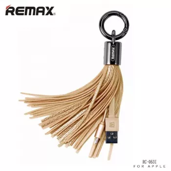 REMAX Apple Tassels Ring Datenkabel für Lightning Gold