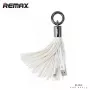 REMAX Universal Tassels Ring Cable for Micro USB - Weiß