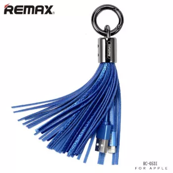 REMAX Universal Tassels Ring Data Cable for Lightning Blau