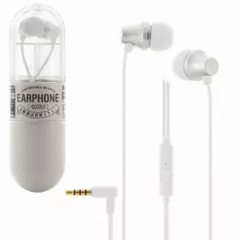 REMAX Universal WI80 Kabelgebundenes In-Ear-Headset mit Mikrofon, Weiß