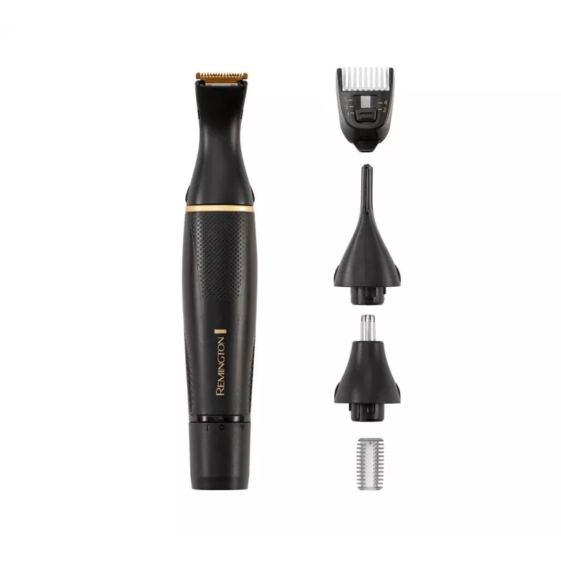 Remington NE7000 Nasen-, Ohren- & Detailtrimmer mit Comfort Tip Klingen, 100% wasserdicht, batteriebetrieben, Schwarz/Silber