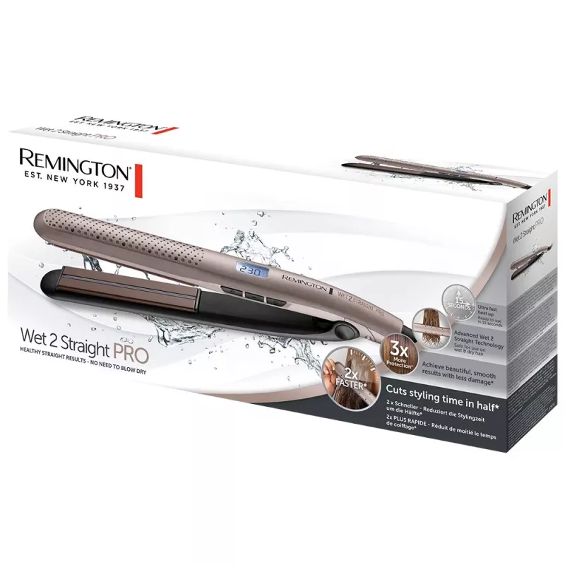 Remington Wet 2 Straight PRO Haarglätter S7970 Pink/Gold