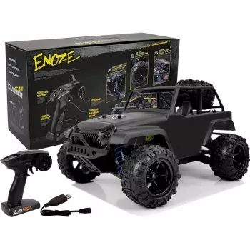 Ferngesteuertes Off-Road Geländefahrzeug 1:18 Schwarz ENOZE 9304E 40 km/h