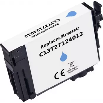 Renkforce Kompatible Cyan Tintenpatrone für Epson T2712 27XL (Hohe Reichweite, 1100 Seiten) RF-ET2712XLC RF-6922900