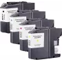 Renkforce Kompatibles Tintenpatronen-Set für Brother LC-223BK/C/M/Y – Schwarz, Cyan, Magenta, Gelb (4er-Pack, je 550 Seiten) RF-6954006