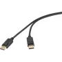 Renkforce DisplayPort Kabel 2 m Schwarz 4K UHD RF-6830474