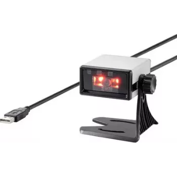 Renkforce FS5022J 2D-Barcode-Scanner kabelgebunden USB Desktop-Stationär Silber/Schwarz RF-3794272