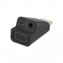Renkforce HDMI-auf-VGA-Adapter mit 3,5-mm-Audio, Full HD 1080p, Schwarz 041C142