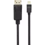Renkforce Mini DisplayPort auf DisplayPort Kabel 1,5 m Schwarz Vergoldete Kontakte RF-4538174