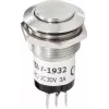 Renkforce RF-4707810 Edelstahl-Türklingelknopf 1-fach 24 V/1 A