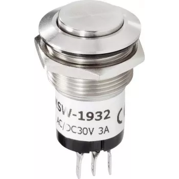 Renkforce RF-4707810 Edelstahl-Türklingelknopf 1-fach 24 V/1 A