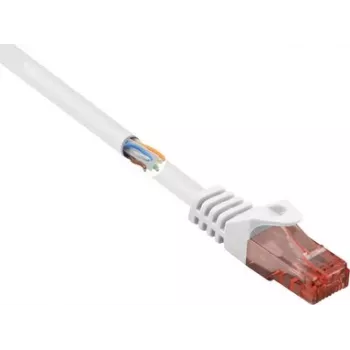 Renkforce RF-5043882 CAT 6 U/UTP Patchkabel, RJ45, 3 m, Weiß, Halogenfrei, Rastnasenschutz