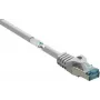Renkforce RF-5047494 CAT 6a S/FTP Patchkabel, RJ45, 0,5 m, Grau, Rastnasenschutz, Flammhemmend