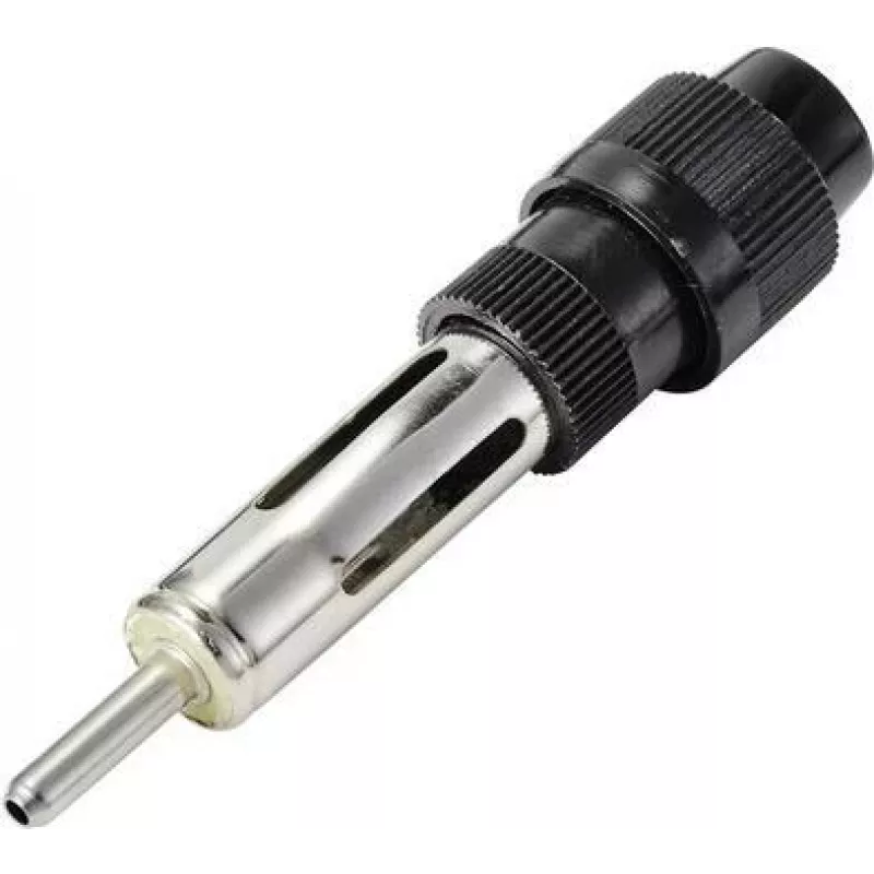 RENKFORCE RF-5087918 F-Typ Stecker auf Koaxial Buchse Antennenadapter, vernickeltes Messing, 75 Ohm, DVB-T/S/C