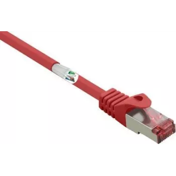 RENKFORCE RF-5176542 Cat 6 S/FTP Netzwerk-Patchkabel, RJ45, 2 m, Rot, Snagless