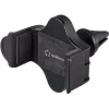 Renkforce RF-5385148 360° drehbarer Lüftungsgitter-Handyhalter für 55-85 mm Smartphones, Schwarz