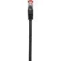 Renkforce RF-5469256 CAT 6 S/FTP Patchkabel, RJ45, 2 m, Schwarz, Snagless, Vergoldete Kontakte, Flammhemmend