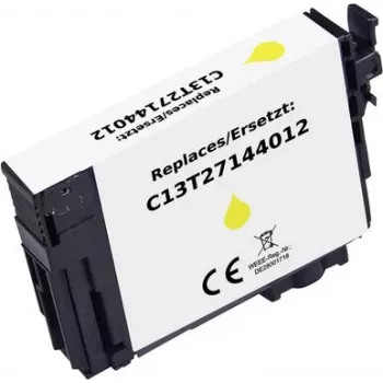 Renkforce RF-6922904 Kompatible Gelbe Tintenpatrone mit hoher Reichweite für Epson 27XL (T2714, C13T27144012)