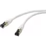 Renkforce RF-7106494 Cat 8.1 S/FTP Patchkabel, 3 m, Weiß