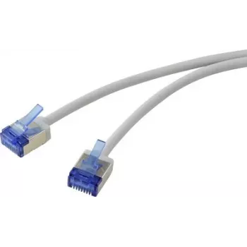 Renkforce RF-7116934 Cat6a U/FTP Slim Netzwerk-Patchkabel 10m Grau