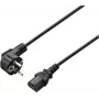 Renkforce RF-7176932 3m Netzkabel CEE 7/7 auf IEC C13, 10A 250V, Schwarz