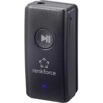 Renkforce RF-BAR-100 Bluetooth Musikempfänger, Bluetooth 4.2, 10 m Reichweite, 3,5 mm Klinke, Schwarz RF-4470378