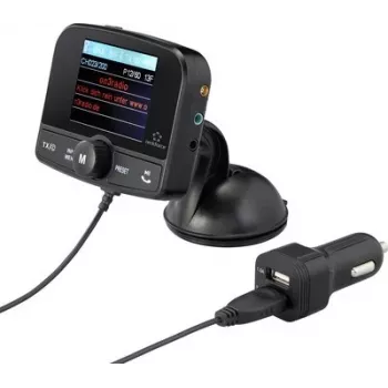 Renkforce RF-CRDAB-100 DAB+ Auto-Radio-Adapter mit Bluetooth und Saugnapfhalterung RF-6721070