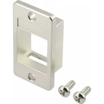 Renkforce RF-KS-RJ45T RJ45 Keystone-Modul-Träger Weiß (RF-4848600)