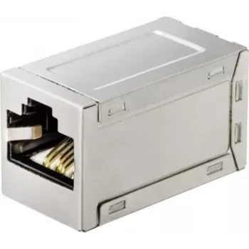 Renkforce RJ45 Netzwerkadapter-Kupplung, CAT 6a, geschirmt, Weiß (RF-4562732)