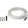 Renkforce SKB 488-20 Koaxialkabel 20 m Weiß 75 Ohm Doppelt Geschirmt