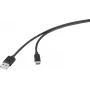Renkforce USB 2.0 Kabel USB-A auf USB-C 1m Schwarz RF-6830420