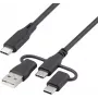 Renkforce USB 2.0 Ladekabel USB-C 1,5 m Schwarz RF-6615908