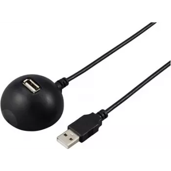 Renkforce USB 2.0 Verlängerungskabel USB-A Stecker auf USB-A Buchse 1,5 m Schwarz Dockingstation RF-5720418