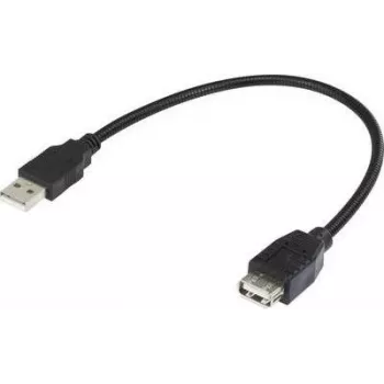 Renkforce USB 2.0 Schwanenhals-Verlängerungskabel 0,16 m Schwarz 1333151