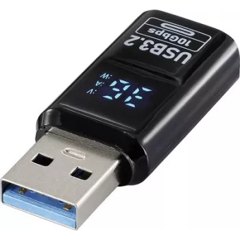Renkforce USB 3.2 Gen 2 Adapter, USB-A Stecker auf USB-A Buchse, 10 Gbps, Schwarz RF-6826676