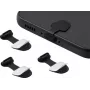 Renkforce USB-C Staubschutz für Mobilgeräte, 3-teiliges Set, Schwarz (RF-7260818)