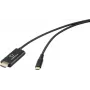 Renkforce USB-C auf USB-A Kabel 1m Schwarz RF-7116128