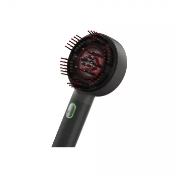 RENPHO Kopfhautmassager WMC01 kabellos wasserdicht IPX7 Shiatsu-Kneten mit 4 abnehmbaren Silikonköpfen, 4 Modi, USB-aufladbar, Schwarz