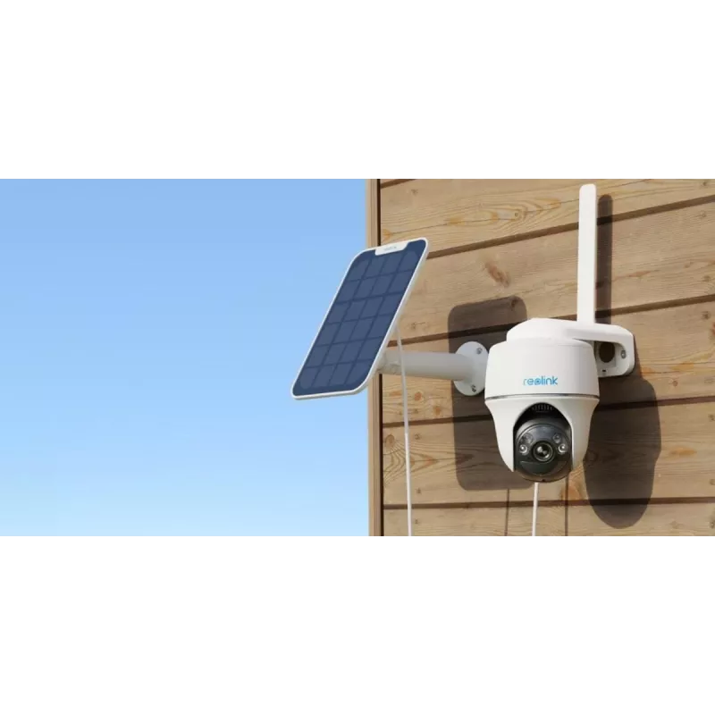 Reolink Go Series G430 5MP 4G LTE Solarbetriebene Outdoor-Überwachungskamera mit Personen-/Fahrzeugerkennung und 7800mAh Akku