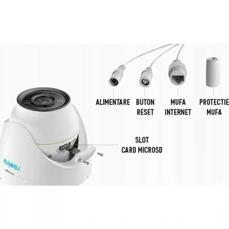 Reolink P344 12MP Dome PoE Kamera mit KI-Videosuche