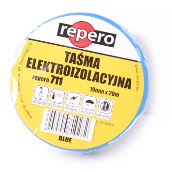 REPERO 711E Blaues PVC-Isolierband 19mm x 20m