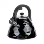 RESTO Pfeifkessel 3L Edelstahl Silber/Schwarz 90610