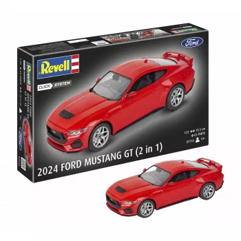 Revell 07743 2024 Ford Mustang GT Click-System 1:25 Plastikmodellbausatz