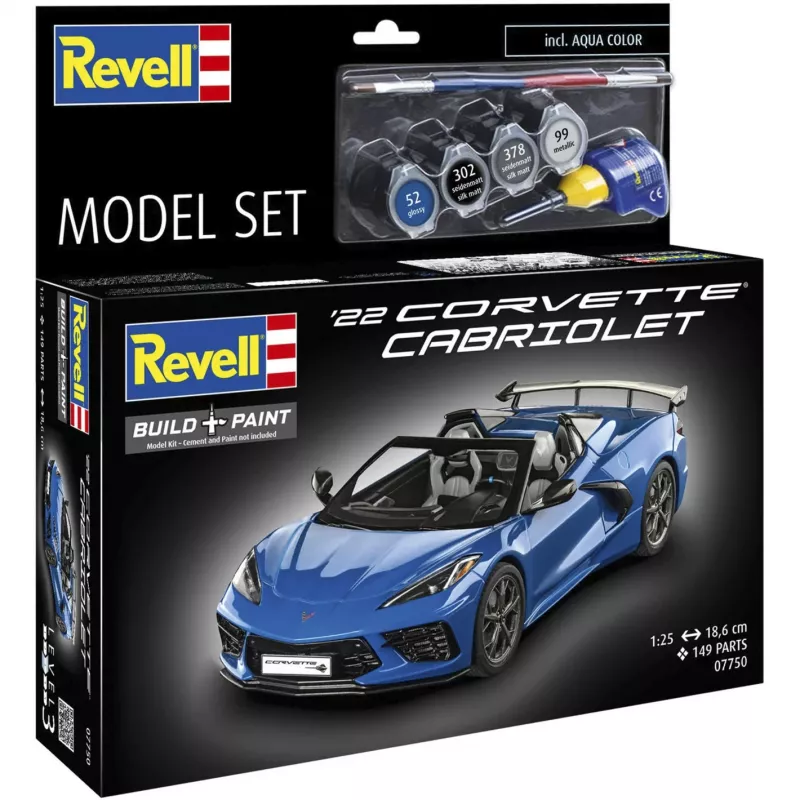 Revell Model Set Corvette C8 Cabriolet Maßstab 1:25
