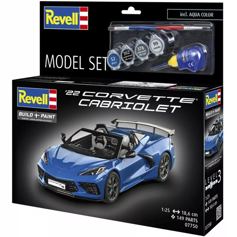 Revell Model Set Corvette C8 Cabriolet Maßstab 1:25